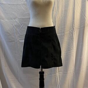 She + Sky Black Mini Skirt